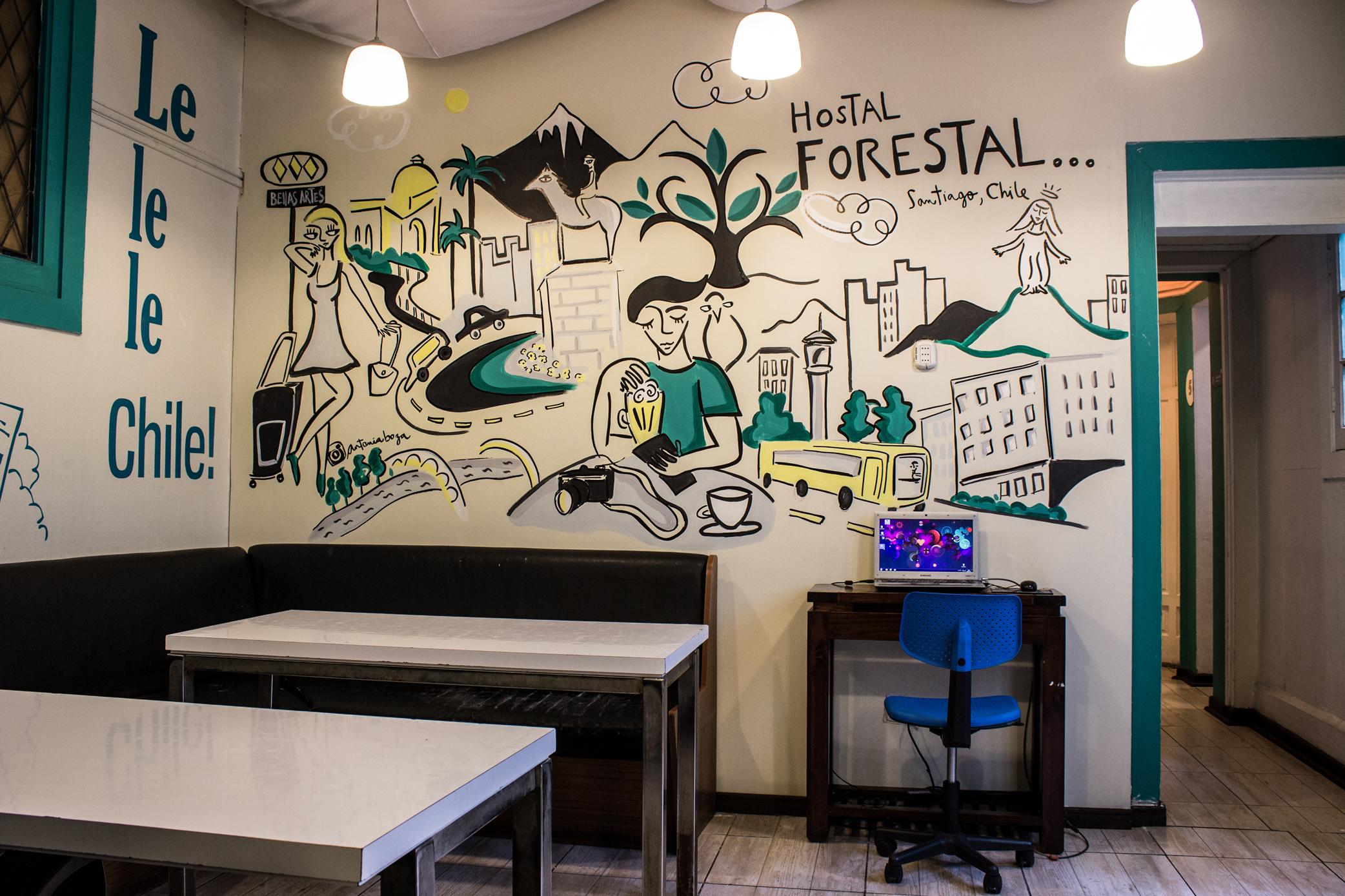 Hostal Forestal Σαντιάγκο Εξωτερικό φωτογραφία
